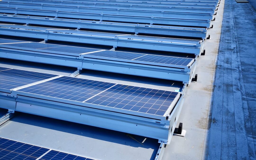 Solar Panel Installation at Bridgehead Business Park